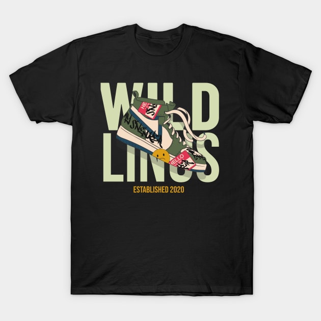 Sneaker Design by Wild Linus T-Shirt by Wild Linus Design